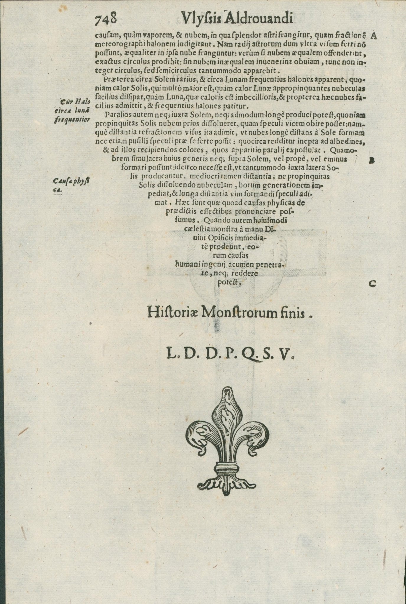 Aldrovandi — Five Pages of Celestial and Atmospheric Prodigies from the Monstrorum Historia, Bologna 1640 - Huge Military Significance - Lumenrare Antique Prints & Maps