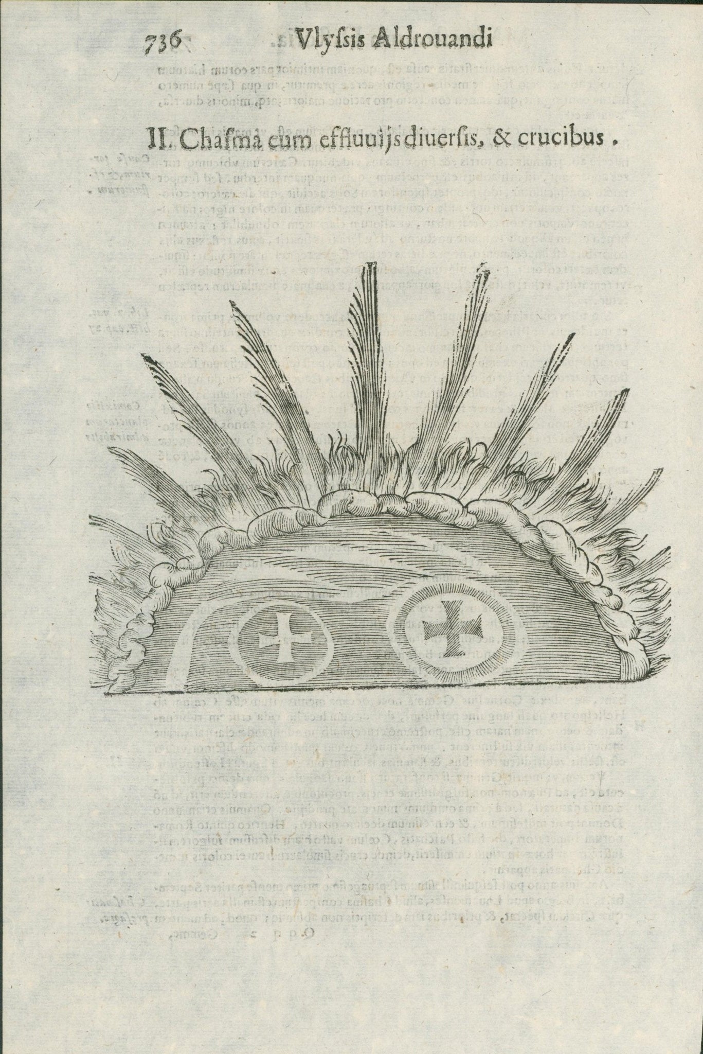 Aldrovandi — Five Pages of Celestial and Atmospheric Prodigies from the Monstrorum Historia, Bologna 1640 - Huge Military Significance - Lumenrare Antique Prints & Maps