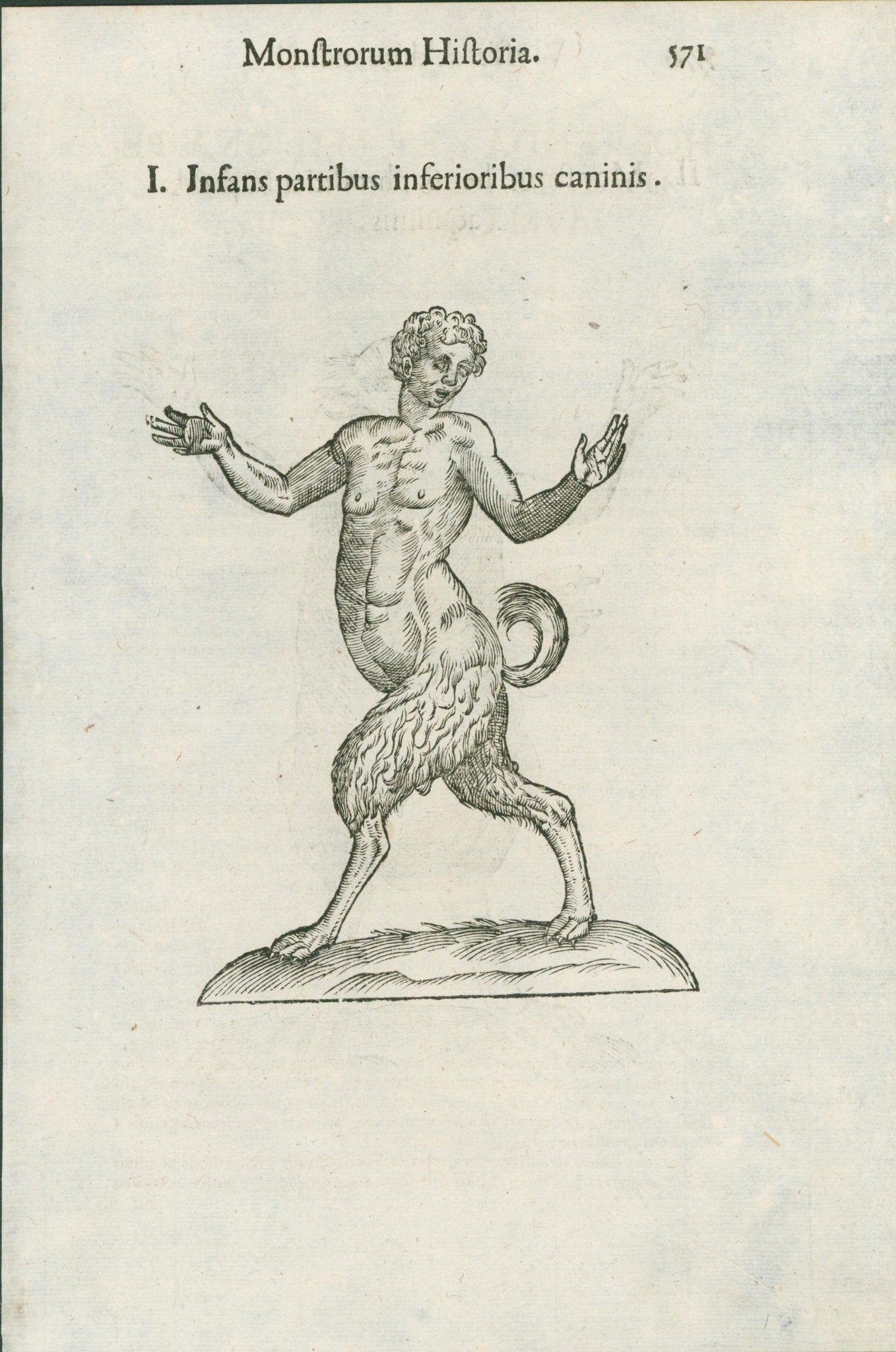 Aldrovandi — Seven Folio Leaves of Human Deformities and Monstrosities from the Monstrorum Historia, Bologna 1640 - Lumenrare Antique Prints & Maps