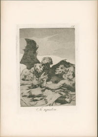 Francisco de Goya, Se Repulen, Plate 51, Los Caprichos, c1900 - Lumenrare Antique Prints & Maps