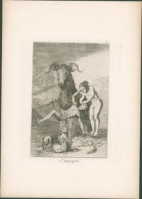 Francisco de Goya y Lucientes - Ensayos (Trials) - Plate 60 - c1900 - Lumenrare Antique Prints & Maps