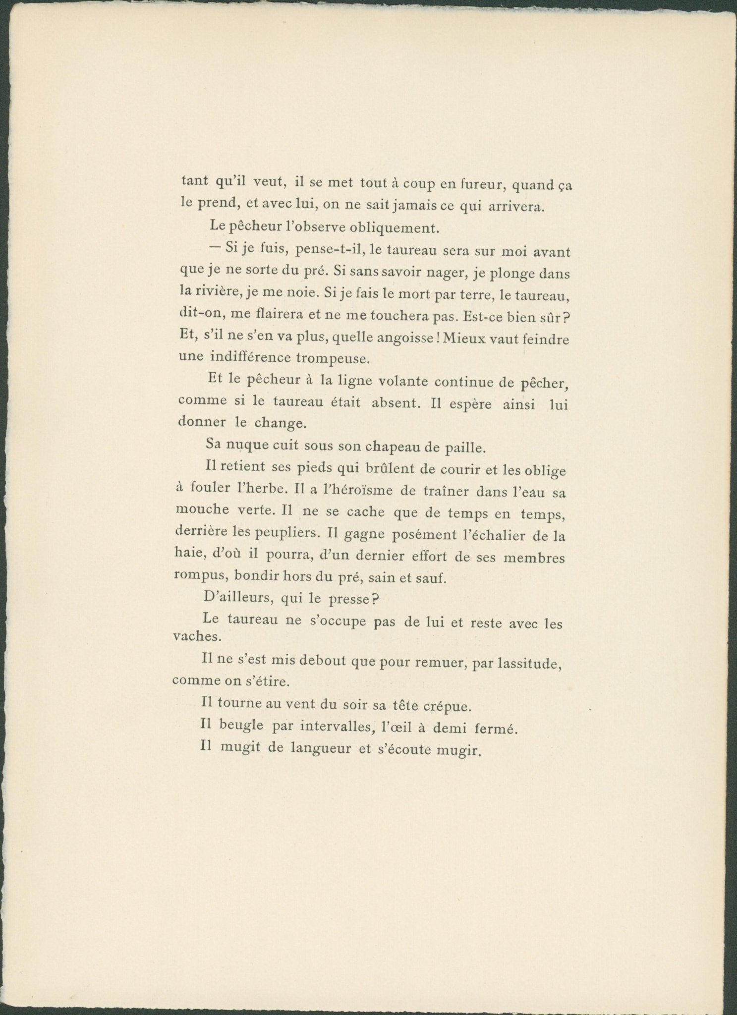 Henri de Toulouse - Lautrec — Histoires naturelles: Le Taureau (1899) - Lumenrare Antique Prints & Maps