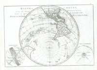 Latitude Sud. Hémisphère Occidental. – Rigobert Bonne, Atlas Encyclopédique (Paris, 1787–1788) - Lumenrare Antique Prints & Maps
