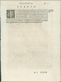 Magini, Italia and Sardinia et Sicilia — Geographiae Universae, Venice 1596 (pair, sold together) - Lumenrare Antique Prints & Maps