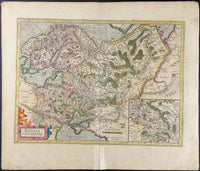 Mercator–Hondius Map of Russia 1634 - Lumenrare Antique Prints & Maps