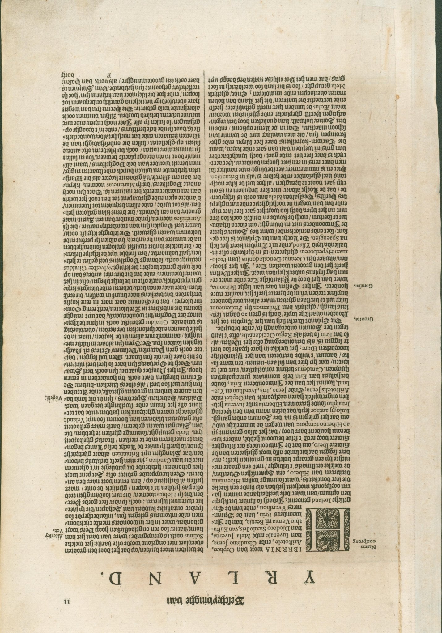 Mercator–Hondius Map of Ireland (Irlandiae Regnum), Dutch Edition, c.1630 - Lumenrare Antique Prints & Maps